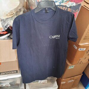NEW ! Cabrini Men T Shirt Navy Blue Size M